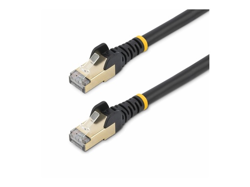 [6ASPAT150CMBK] StarTech.com 1,5m CAT6a Kabel - Schwarz - Patchkabel - STP- Snagless-RJ45 - Patch-Kabel - RJ-45 (M)