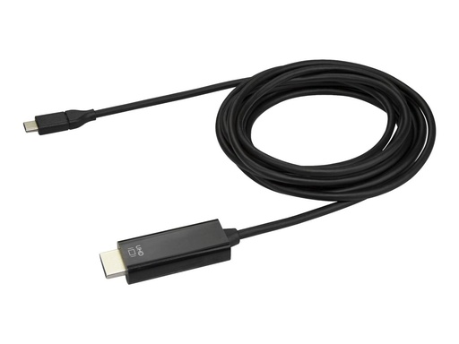 [CDP2HD3MBNL] StarTech.com Startech 10ft (3m) USB C to HDMI Cable, 4K 60Hz USB Type C to HDMI 2.0 Video Adapter Cable, Thunderbolt 3 Compatible, Laptop to HDMI Monitor/Display, DP 1.2 Alt Mode HBR2 Cable, Black - 4K USB-C Video Cable (CDP2HD3MBNL)