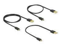 [83680] Delock USB-Kabelsatz - Schwarz