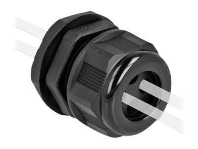 [60383] Delock PG29 - Kabelverschraubung - Schwarz (Packung mit 2)