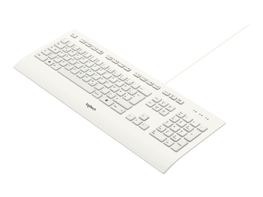 [920-008319] Logitech K280e - Tastatur - USB - Deutsch - weiß