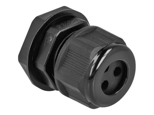 [60375] Delock Kabelverschraubung - Schwarz (Packung