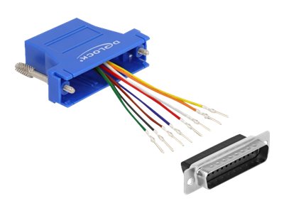 [66648] Delock Netzwerkadapter - DB-25 (M) zu RJ-45 (W)
