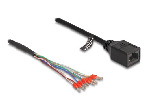 [88005] Delock Netzwerkkabel - Aderendhülse (M) zu RJ-45 (W)