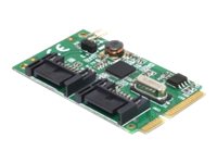 [95233] Delock MiniPCIe I/O PCIe full size 2 x SATA 6