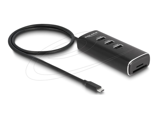 [64234] Delock Hub - 10 Gbps, including SD and Micro