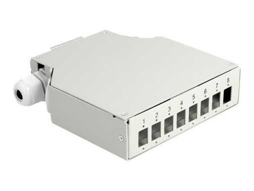 [85931] Delock Glasfaser-Verteilerbox - DIN schienenmontierbar
