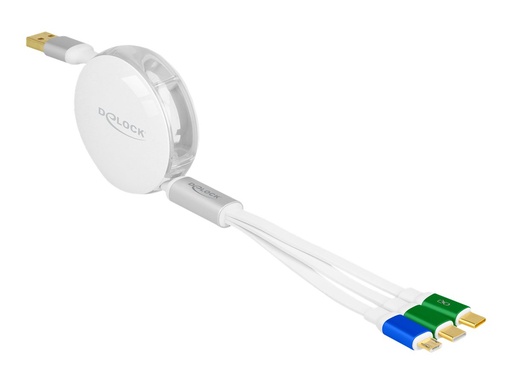 [85358] Delock USB-Kabel - USB (M) zu Micro-USB Typ B, 24 pin USB-C (M)