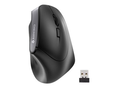 [JW-4500] Cherry MW 4500 - Maus - ergonomisch - Für Rechtshänder - optisch - 6 Tasten - kabellos - 2.4 GHz - kabelloser Empfänger (USB)