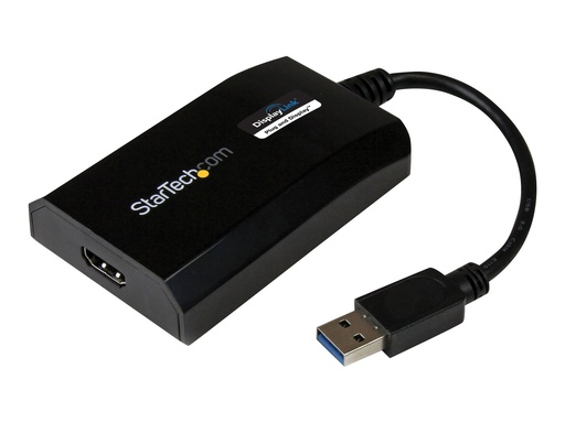 [USB32HDPRO] StarTech.com USB 3.0 auf HDMI Adapter / Konverter - Externe Monitor Grafikkarte für Mac und PC - DisplayLink Zertifiziert - HD 1080p - Adapterkabel - USB Typ A männlich zu HDMI weiblich - 16 cm - Schwarz - 1920 x 1200 (WUXGA)