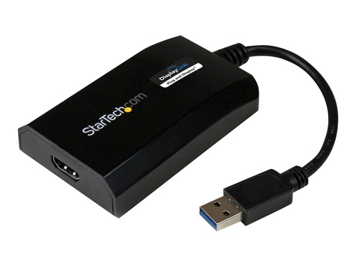 [USB32HDPRO] StarTech.com USB 3.0 auf HDMI Adapter / Konverter - Externe Monitor Grafikkarte für Mac und PC - DisplayLink Zertifiziert - HD 1080p - Adapterkabel - USB Typ A männlich zu HDMI weiblich - 16 cm - Schwarz - 1920 x 1200 (WUXGA)