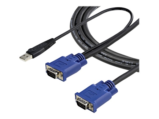 [SVECONUS10] StarTech.com 3m 2-in-1 PS/2 USB KVM Kabel - Kabelsatz für KVM Switch / Umschalter - Video- / USB-Kabel - USB, HD-15 (VGA)