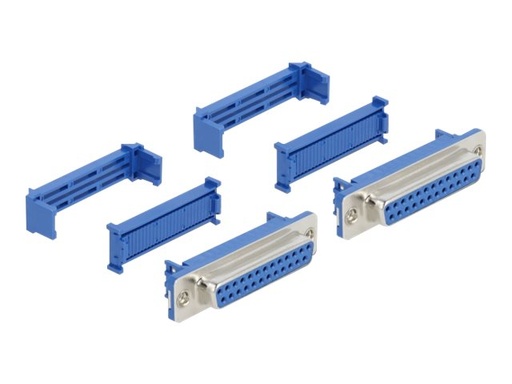 [66597] Delock Serieller / paralleler Anschluss - DB-25 (W)