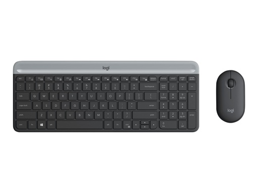 [920-009260] Logitech Slim Wireless Combo MK470 - Tastatur-und-Maus-Set