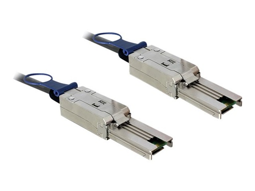 [83571] Delock Externes SAS-Kabel - SAS 6Gbit/s - 4x Shielded Mini MultiLane SAS (SFF-8088)