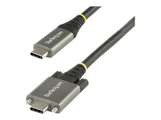 [USB31CCSLKV50CM] StarTech.com 50cm USB-C Kabel mit Schraubensicherung 10Gbit/s - USB 3.1/3.2 Gen 2 Typ-C Kabel - 100W (5A)