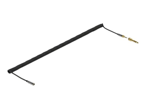 [85834] Delock Audio-Kabelkit - Schwarz - gewickelt