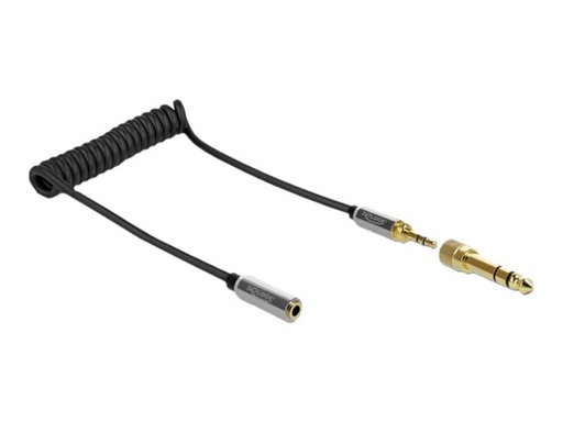 [85831] Delock Audio-Kabelkit - Schwarz - gewickelt