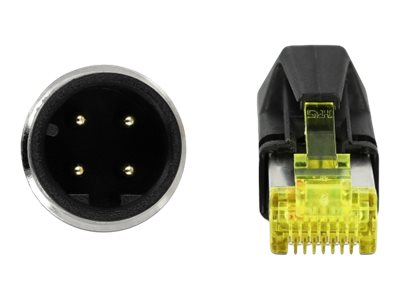 [85442] Delock Netzwerkkabel - M12 (4-polig) (M) zu RJ-45 (M)