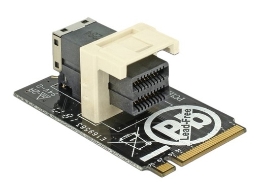 [63918] Delock Adapter M.2 Key M > SFF-8643 NVMe horizontal 2242 - Schnittstellenadapter - 2.5" (6.4 cm)