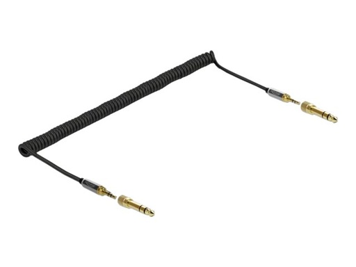 [85838] Delock Audio-Kabelkit - Schwarz - gewickelt