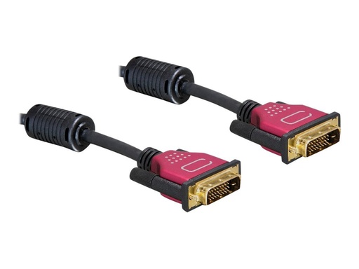 [84345] Delock DVI-Kabel - Dual Link - DVI-D (M) zu DVI-D (M)
