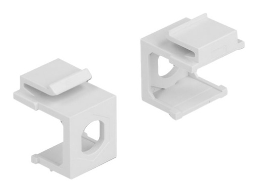 [86819] Delock Modulare Eingabe (leer) - weiß - 1 Anschluss (Packung mit 4)