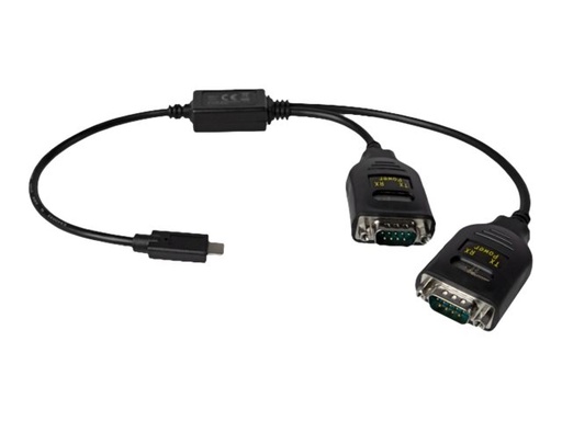 [90494] Delock Adapter USB Type-C to 2 x Serial RS-232