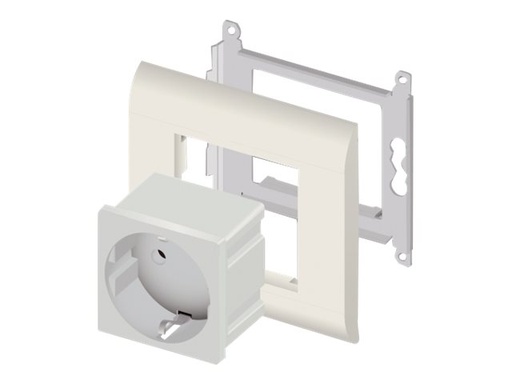 [81392] Delock Easy 45 - Steckdose - 2P+E - Typ F - mit Verschluss