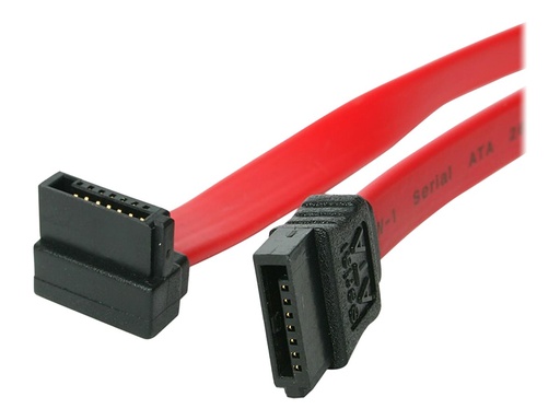 [SATA24RA1] StarTech.com 60cm SATA Serielles ATA-Kabel rechts gewinkelt - Bu/Bu - S-ATA Anschlusskabel - SATA-Kabel - Serial ATA 150/300/600 - SATA (R)