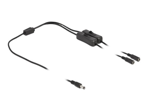 [86794] Delock Netz-Splitter - Gleichstromstecker 5,5 x 2,1 mm (M)