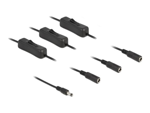[86795] Delock Stromkabel - Gleichstromstecker 5,5 x 2,1 mm (M)