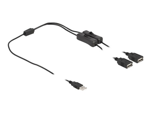 [86803] Delock Netz-Splitter - USB (M) zu USB (W)