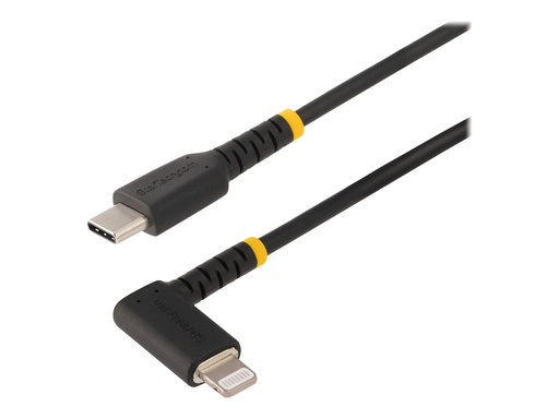 [RUSB2CLTMM1MR] StarTech.com 1 m USB-C auf Lightning Kabel mit Winkelstecker, Ladekabel