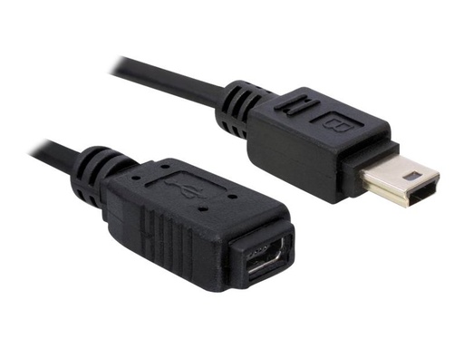 [82667] Delock USB-Kabel - Mini-USB, Typ B (M) zu Mini-USB, Typ B (W)