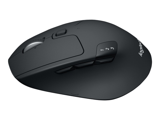 [910-004791] Logitech M720 Triathlon - Maus - Für Rechtshänder - optisch - 7 Tasten - kabellos - Bluetooth, 2.4 GHz - kabelloser Empfänger (USB)