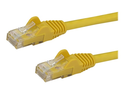 [N6PATC7MYL] StarTech.com 7m CAT6 Ethernet Cable, 10 Gigabit Snagless RJ45 650MHz 100W PoE Patch Cord, CAT 6 10GbE UTP Network Cable w/Strain Relief, Yellow, Wiring is UL Certified/TIA - Category 6 - 24AWG (N6PATC7MYL)