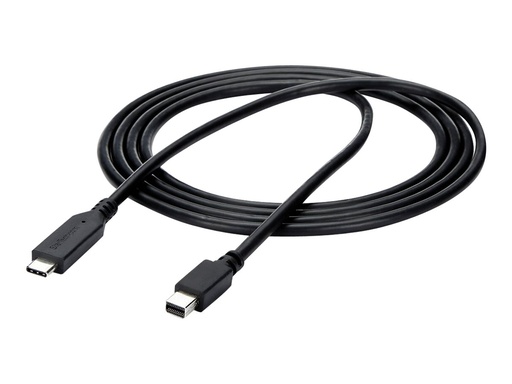 [CDP2MDPMM6B] StarTech.com StarTech 6ft / 2m USB-C to Mini DisplayPort Cable - 4K 60Hz - Black - USB 3.1 Type C to mDP Adapter (CDP2MDPMM6B)