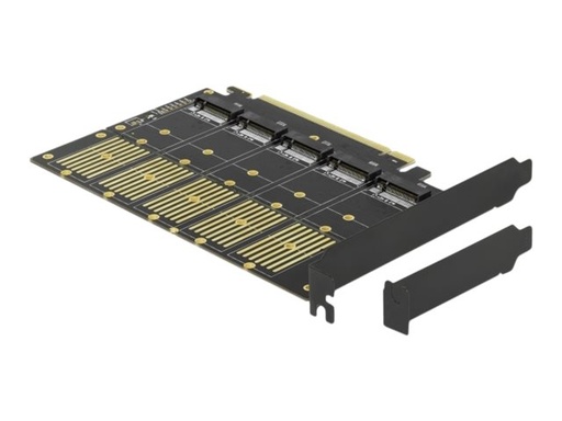 [90435] Delock PCI Express x16 Card to 5 x internal M.2 Key B / SATA