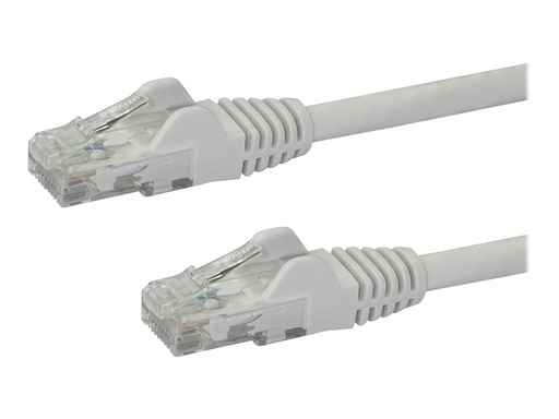 [N6PATC10MWH] StarTech.com Startech 10m CAT6 Ethernet Cable, 10 Gigabit Snagless RJ45 650MHz 100W PoE Patch Cord, CAT 6 10GbE UTP Network Cable w/Strain Relief, White, Wiring is UL Certified/TIA - Category 6 - 24AWG (N6PATC10MWH)