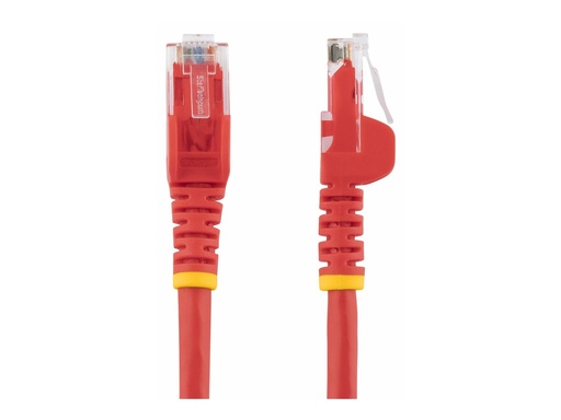 [N6PATC10MRD] StarTech.com Startech 10m CAT6 Ethernet Cable, 10 Gigabit Snagless RJ45 650MHz 100W PoE Patch Cord, CAT 6 10GbE UTP Network Cable w/Strain Relief, Red, Wiring is UL Certified/TIA - Category 6 - 24AWG (N6PATC10MRD)
