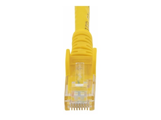 [N6PATC10MYL] StarTech.com Startech 10m CAT6 Ethernet Cable, 10 Gigabit Snagless RJ45 650MHz 100W PoE Patch Cord, CAT 6 10GbE UTP Network Cable w/Strain Relief, Yellow, Wiring is UL Certified/TIA - Category 6 - 24AWG (N6PATC10MYL)