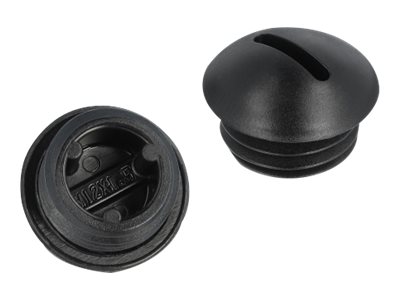 [60229] Delock Verschlussstopfen - Schwarz (Packung