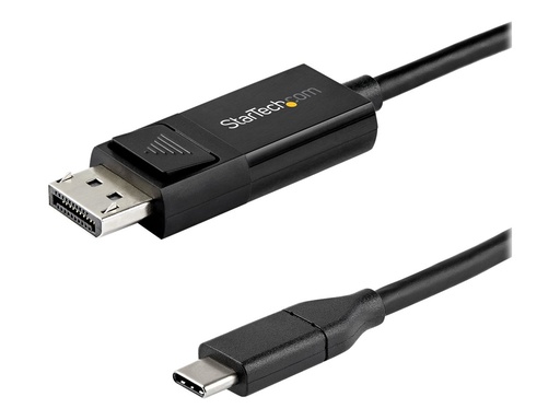 [CDP2DP142MBD] StarTech.com StarTech 6ft/2m USB C to DisplayPort 1.4 Cable 8K 60Hz/4K, Bidirectional DP to USB-C or USB-C to DP Reversible Video Adapter Cable, HBR3/HDR/DSC, USB Type C/Thunderbolt 3 Monitor Cable - 8K USB-C to DP Cable - DisplayPort-Kabel - USB-C (M)