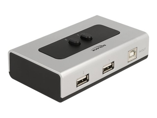 [87760] Delock Hub - 2 x USB 2.0 - Desktop
