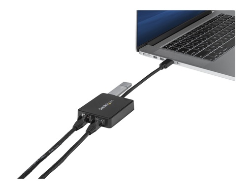 [USB32000SPT] StarTech.com USB 3.0 SuperSpeed auf Dual Port Gigabit Ethernet LAN Adapter