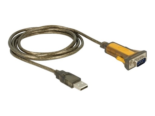 [65840] Delock Adapter USB 2.0 > 1 x Serial RS-232 - Erweiterter Temperaturbereich