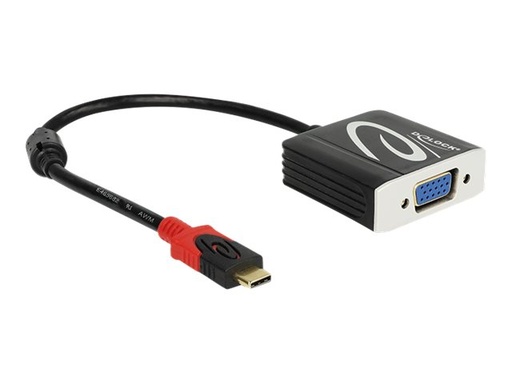 [62994] Delock Videokonverter - DisplayPort - VGA - Schwarz