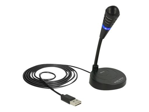 [65868] Delock Mikrofon - USB - Schwarz