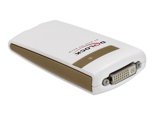 [61932] Delock USB 2.0 to DVI – HDMI Adapter - Externer